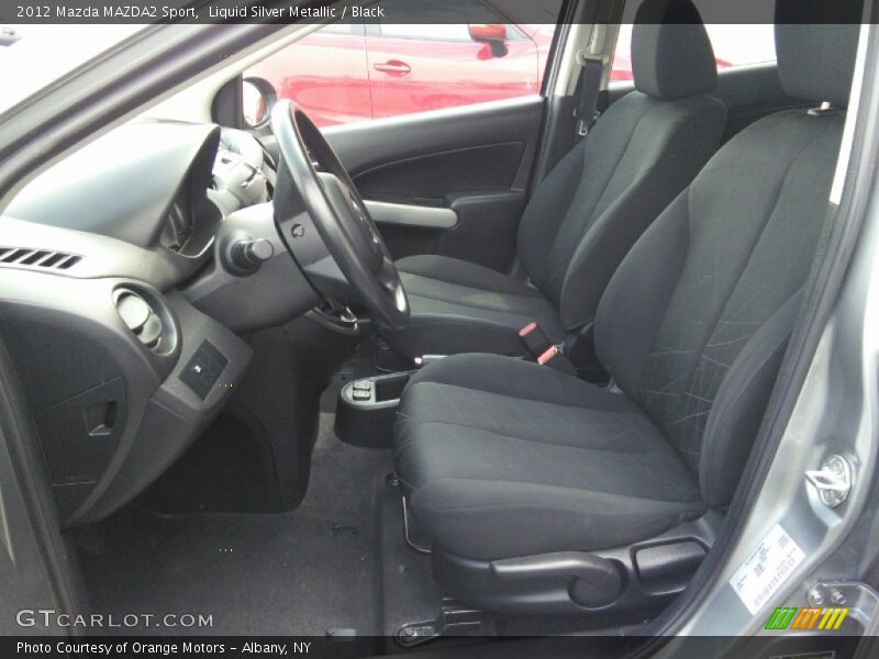 Liquid Silver Metallic / Black 2012 Mazda MAZDA2 Sport