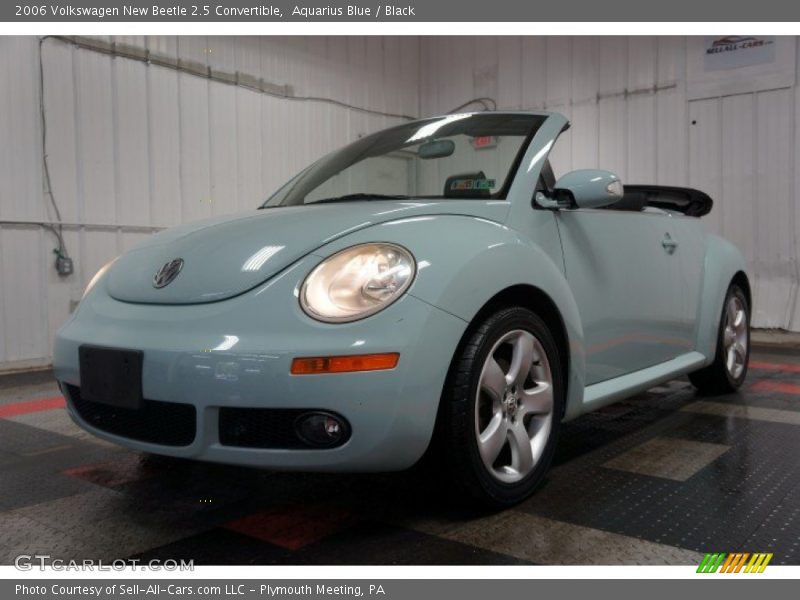 Aquarius Blue / Black 2006 Volkswagen New Beetle 2.5 Convertible