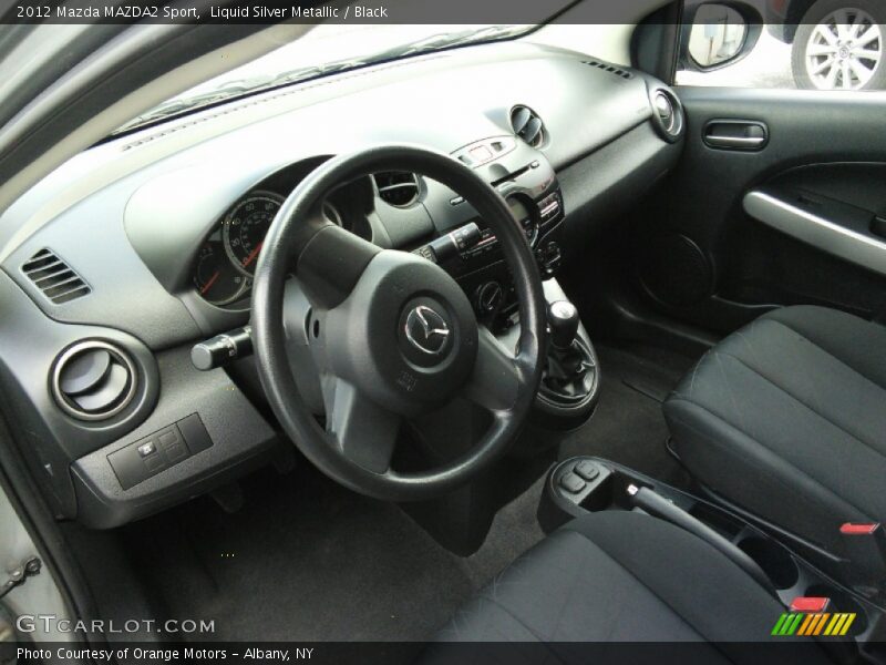 Liquid Silver Metallic / Black 2012 Mazda MAZDA2 Sport