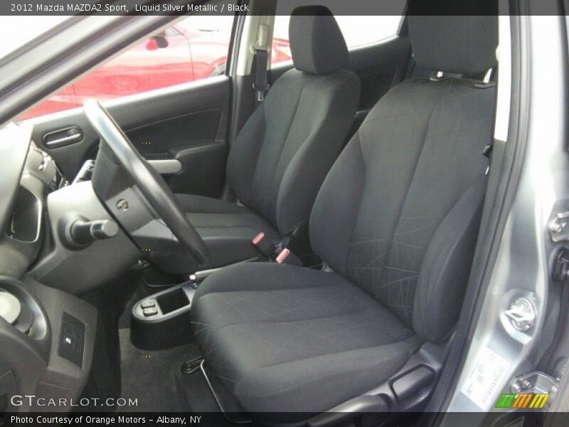 Liquid Silver Metallic / Black 2012 Mazda MAZDA2 Sport