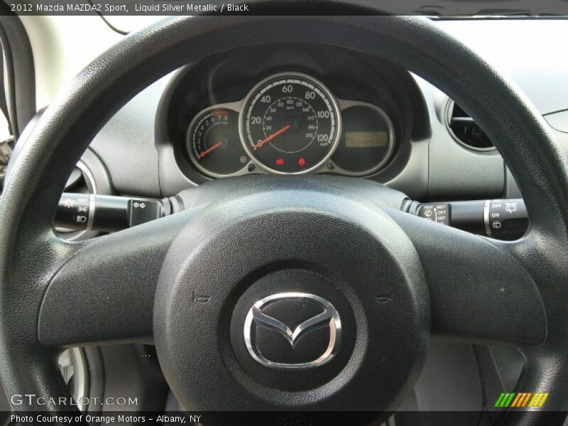 Liquid Silver Metallic / Black 2012 Mazda MAZDA2 Sport