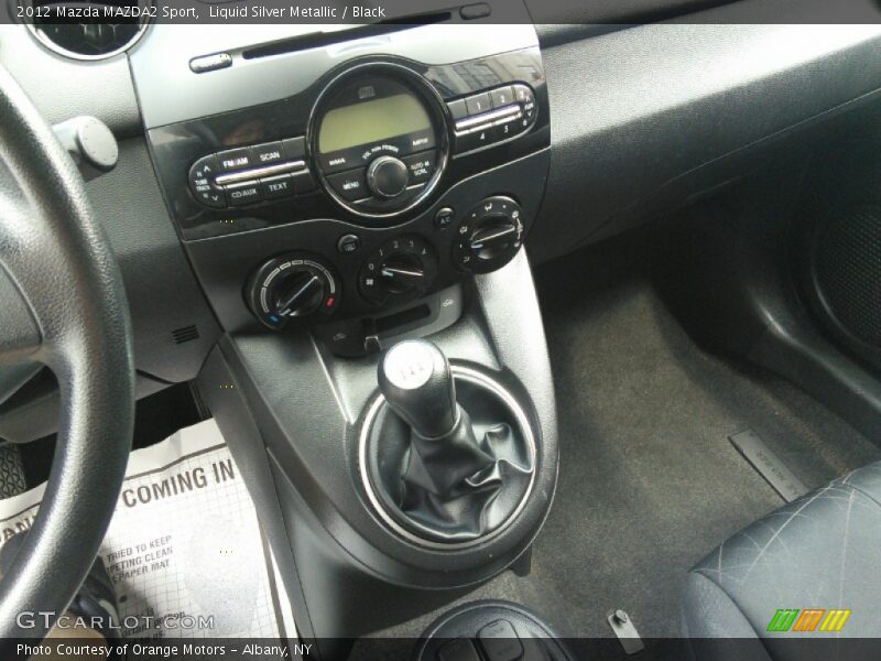 Liquid Silver Metallic / Black 2012 Mazda MAZDA2 Sport
