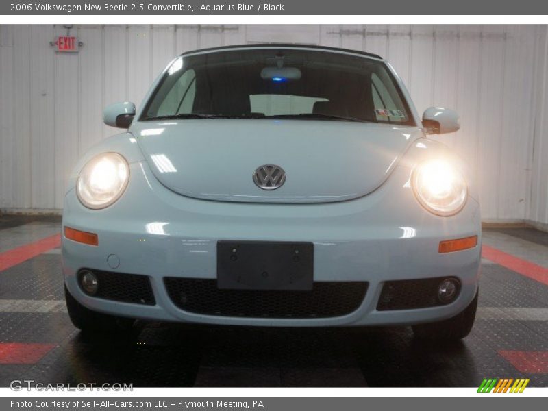 Aquarius Blue / Black 2006 Volkswagen New Beetle 2.5 Convertible