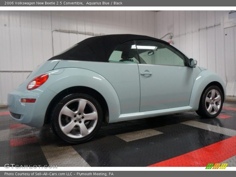 Aquarius Blue / Black 2006 Volkswagen New Beetle 2.5 Convertible