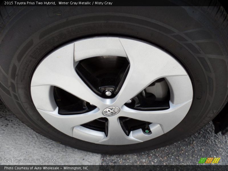 Winter Gray Metallic / Misty Gray 2015 Toyota Prius Two Hybrid