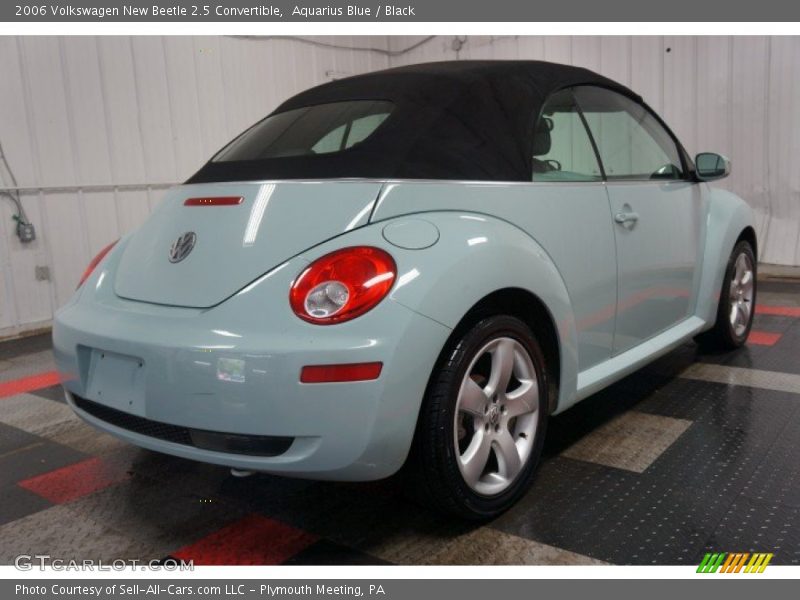 Aquarius Blue / Black 2006 Volkswagen New Beetle 2.5 Convertible