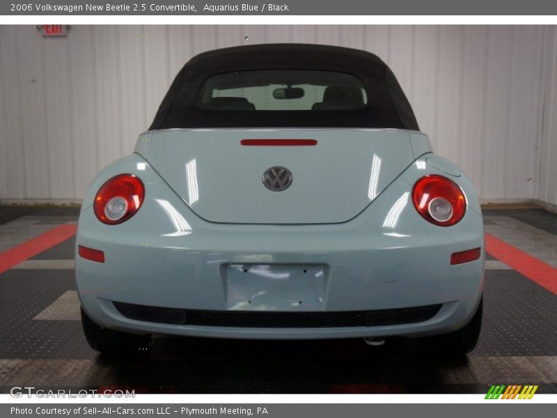 Aquarius Blue / Black 2006 Volkswagen New Beetle 2.5 Convertible