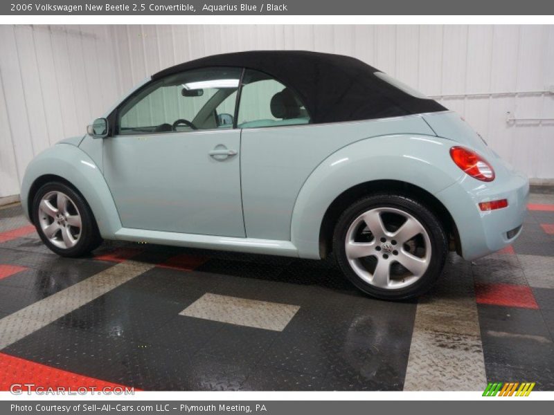 Aquarius Blue / Black 2006 Volkswagen New Beetle 2.5 Convertible