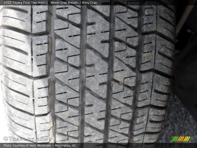 Winter Gray Metallic / Misty Gray 2015 Toyota Prius Two Hybrid