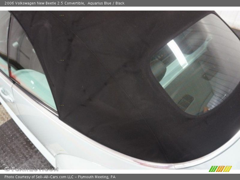 Aquarius Blue / Black 2006 Volkswagen New Beetle 2.5 Convertible