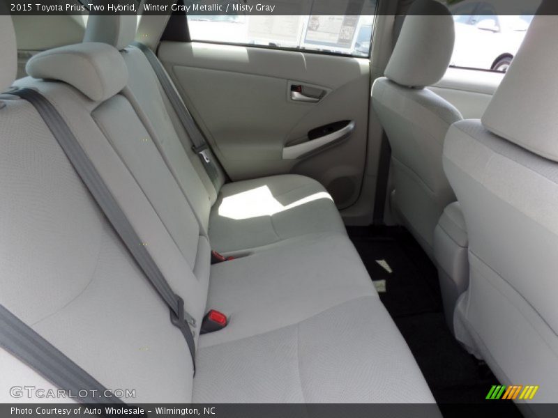 Winter Gray Metallic / Misty Gray 2015 Toyota Prius Two Hybrid