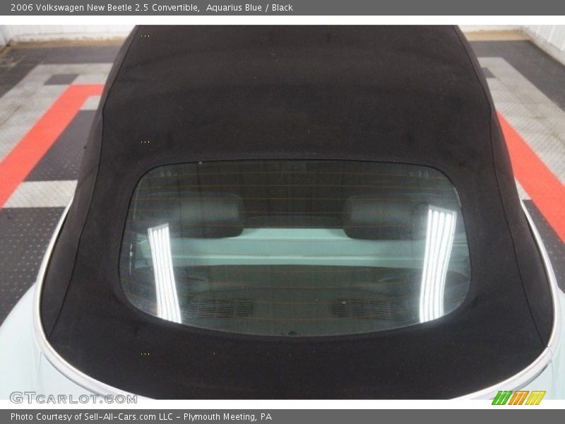 Aquarius Blue / Black 2006 Volkswagen New Beetle 2.5 Convertible