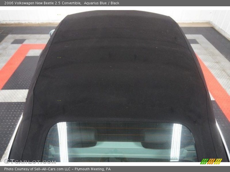 Aquarius Blue / Black 2006 Volkswagen New Beetle 2.5 Convertible