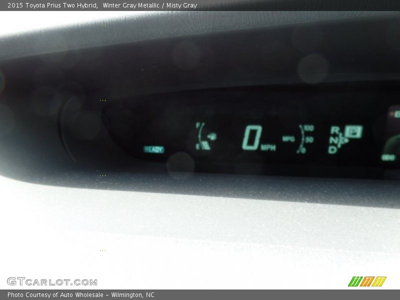 Winter Gray Metallic / Misty Gray 2015 Toyota Prius Two Hybrid