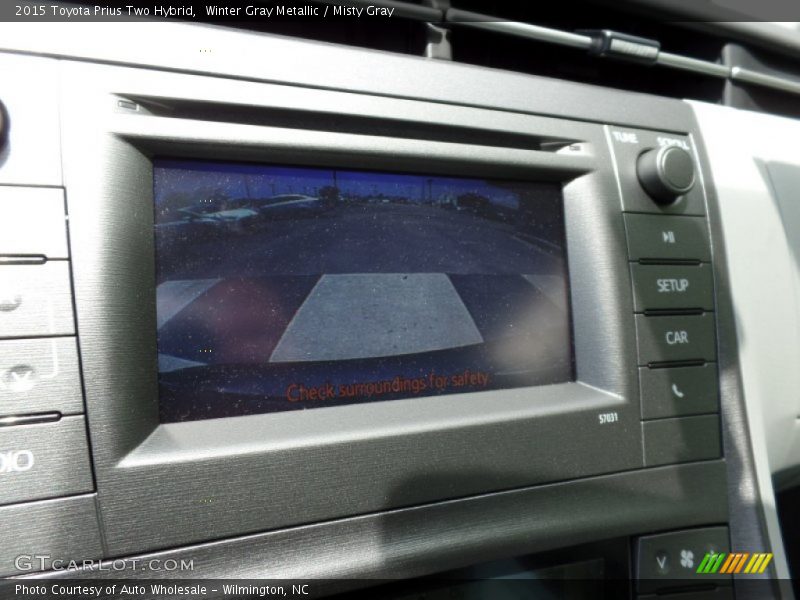 Winter Gray Metallic / Misty Gray 2015 Toyota Prius Two Hybrid
