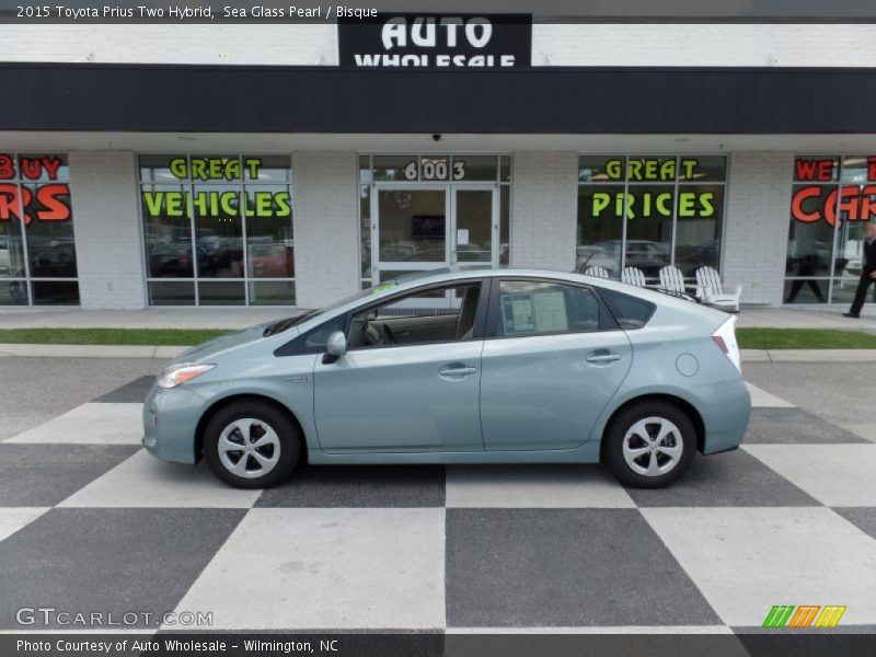 Sea Glass Pearl / Bisque 2015 Toyota Prius Two Hybrid