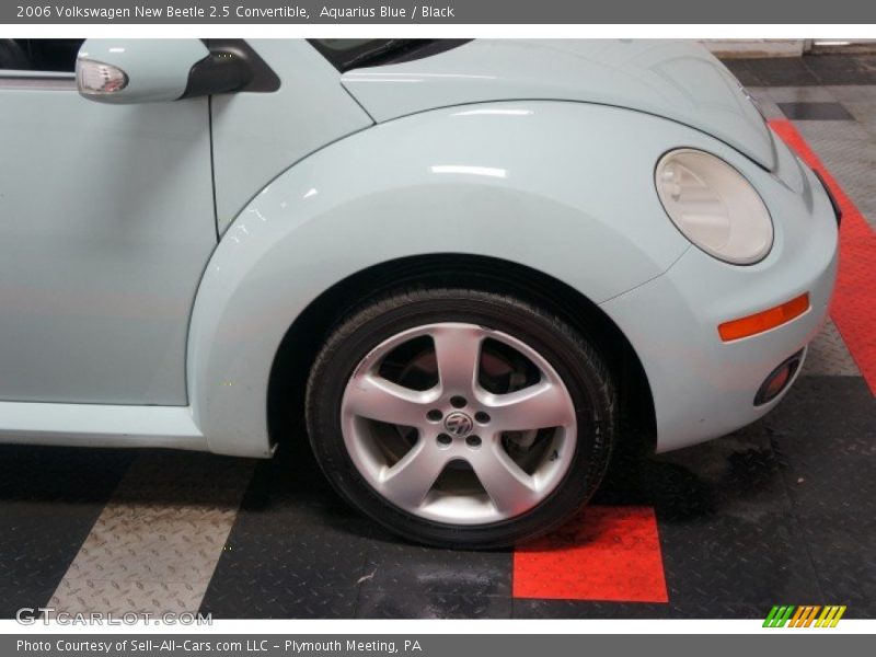 Aquarius Blue / Black 2006 Volkswagen New Beetle 2.5 Convertible