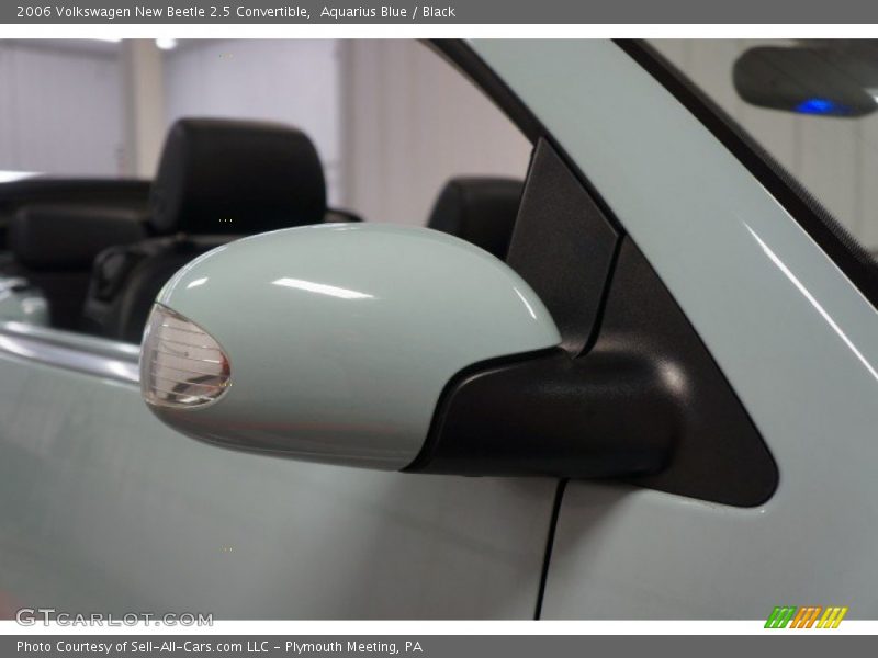 Aquarius Blue / Black 2006 Volkswagen New Beetle 2.5 Convertible