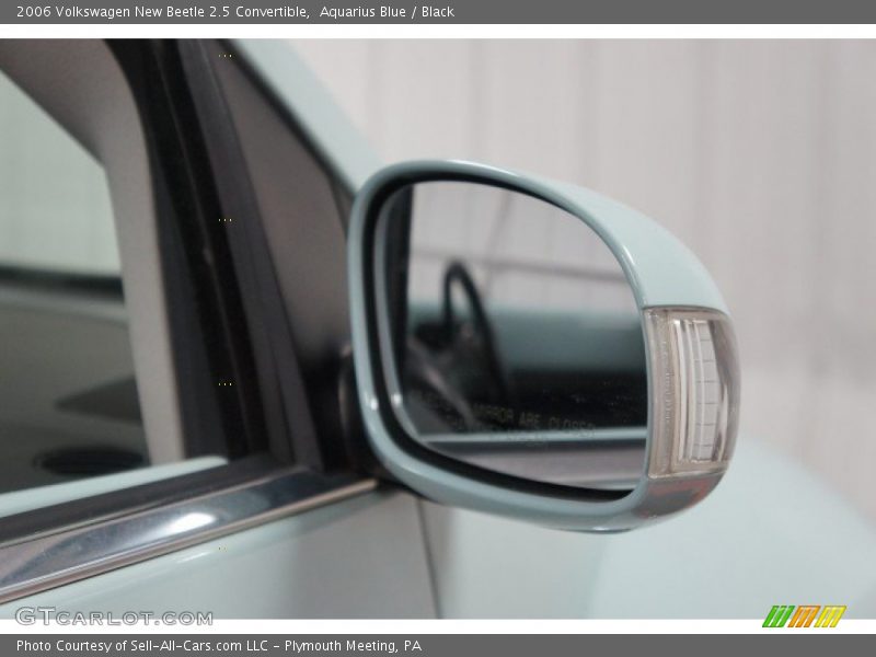 Aquarius Blue / Black 2006 Volkswagen New Beetle 2.5 Convertible