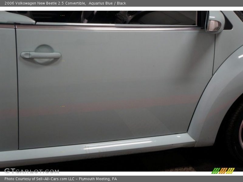 Aquarius Blue / Black 2006 Volkswagen New Beetle 2.5 Convertible