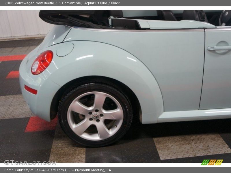 Aquarius Blue / Black 2006 Volkswagen New Beetle 2.5 Convertible