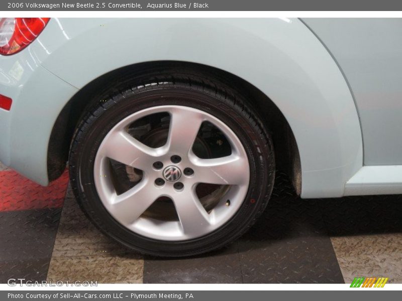 Aquarius Blue / Black 2006 Volkswagen New Beetle 2.5 Convertible
