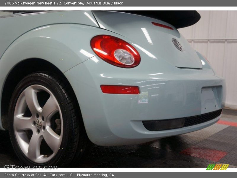 Aquarius Blue / Black 2006 Volkswagen New Beetle 2.5 Convertible