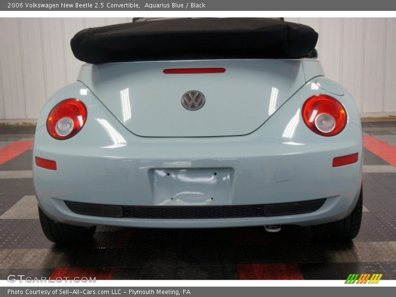 Aquarius Blue / Black 2006 Volkswagen New Beetle 2.5 Convertible