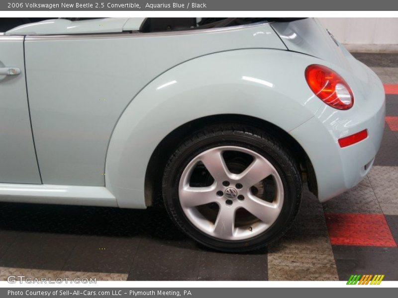 Aquarius Blue / Black 2006 Volkswagen New Beetle 2.5 Convertible