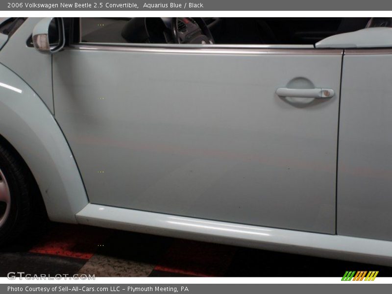 Aquarius Blue / Black 2006 Volkswagen New Beetle 2.5 Convertible