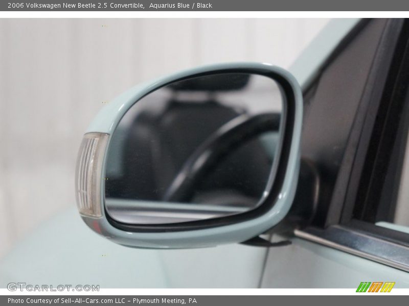 Aquarius Blue / Black 2006 Volkswagen New Beetle 2.5 Convertible
