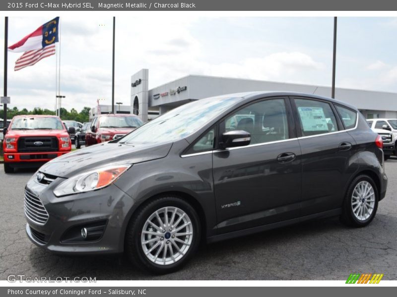 Magnetic Metallic / Charcoal Black 2015 Ford C-Max Hybrid SEL