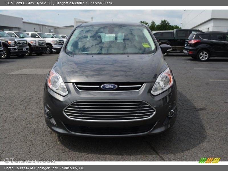 Magnetic Metallic / Charcoal Black 2015 Ford C-Max Hybrid SEL
