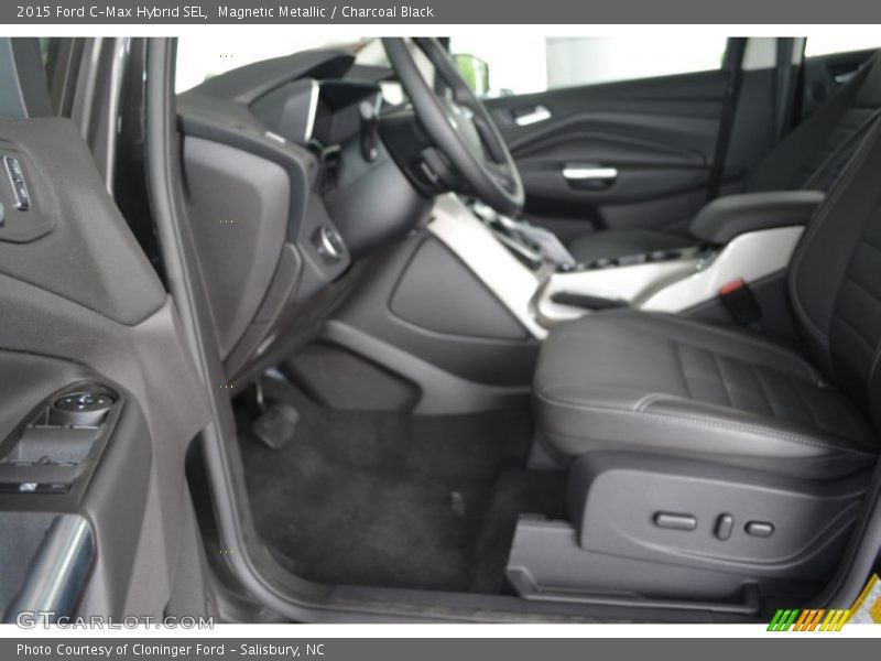 Magnetic Metallic / Charcoal Black 2015 Ford C-Max Hybrid SEL
