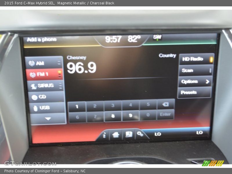 Magnetic Metallic / Charcoal Black 2015 Ford C-Max Hybrid SEL