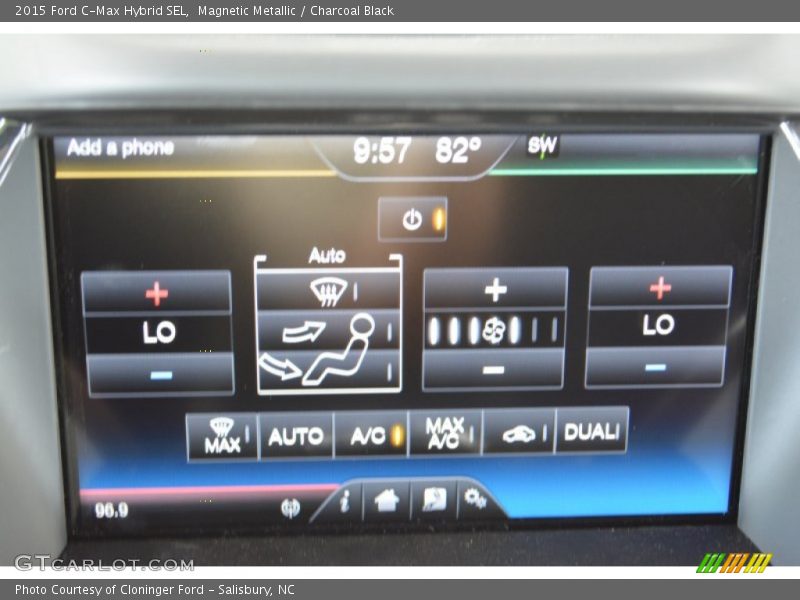 Magnetic Metallic / Charcoal Black 2015 Ford C-Max Hybrid SEL