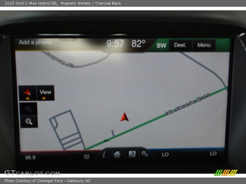 Navigation of 2015 C-Max Hybrid SEL