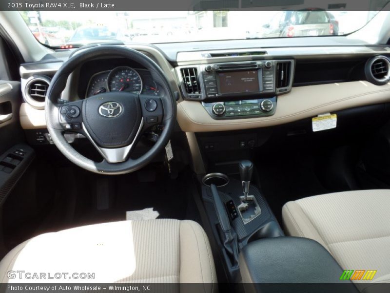 Black / Latte 2015 Toyota RAV4 XLE