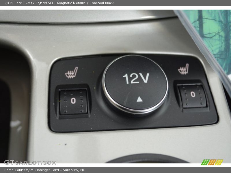 Magnetic Metallic / Charcoal Black 2015 Ford C-Max Hybrid SEL