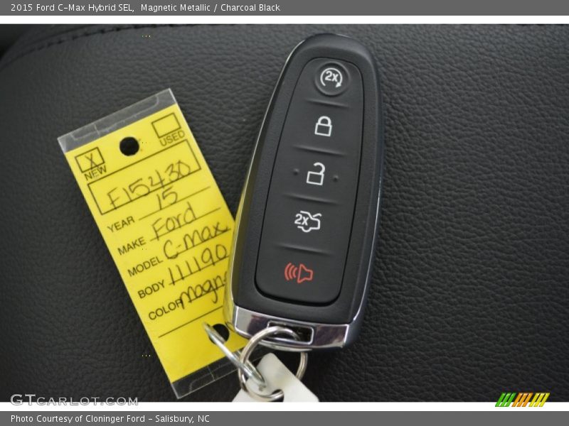 Magnetic Metallic / Charcoal Black 2015 Ford C-Max Hybrid SEL