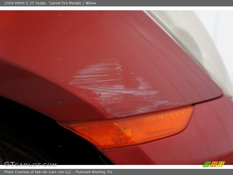 Garnet Fire Metallic / Willow 2004 Infiniti G 35 Sedan