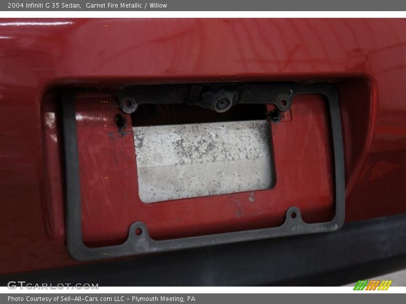Garnet Fire Metallic / Willow 2004 Infiniti G 35 Sedan