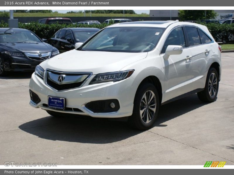 White Diamond Pearl / Parchment 2016 Acura RDX Advance