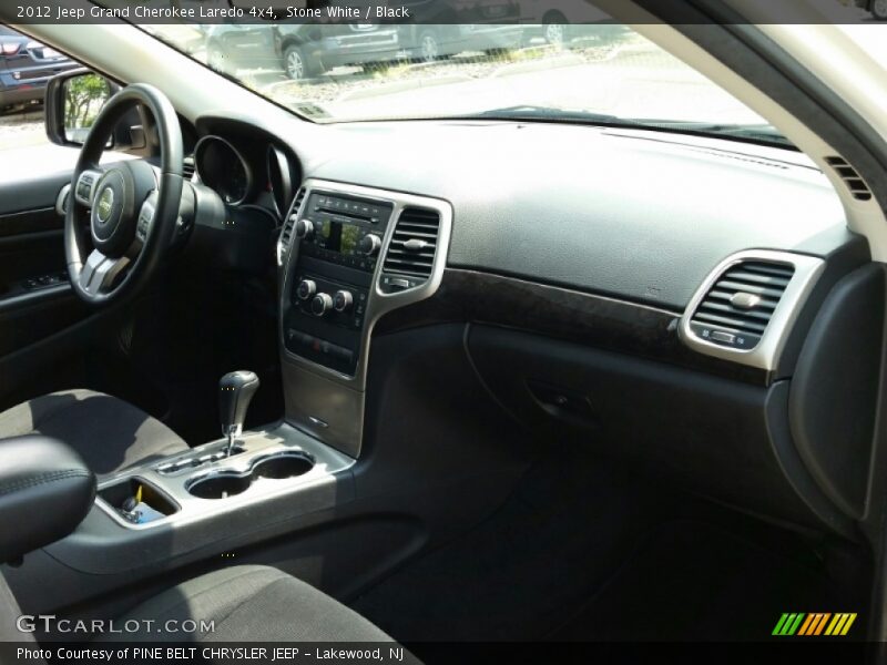 Stone White / Black 2012 Jeep Grand Cherokee Laredo 4x4