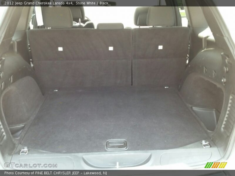 Stone White / Black 2012 Jeep Grand Cherokee Laredo 4x4
