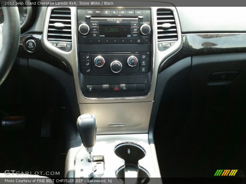 Stone White / Black 2012 Jeep Grand Cherokee Laredo 4x4