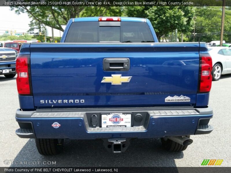Deep Ocean Blue Metallic / High Country Saddle 2015 Chevrolet Silverado 2500HD High Country Crew Cab 4x4