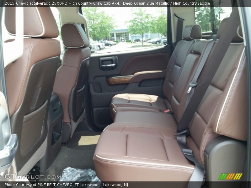 Deep Ocean Blue Metallic / High Country Saddle 2015 Chevrolet Silverado 2500HD High Country Crew Cab 4x4