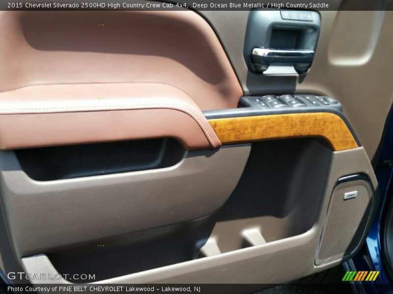 Deep Ocean Blue Metallic / High Country Saddle 2015 Chevrolet Silverado 2500HD High Country Crew Cab 4x4