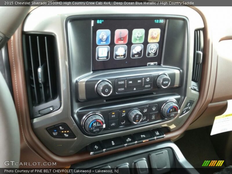 Deep Ocean Blue Metallic / High Country Saddle 2015 Chevrolet Silverado 2500HD High Country Crew Cab 4x4